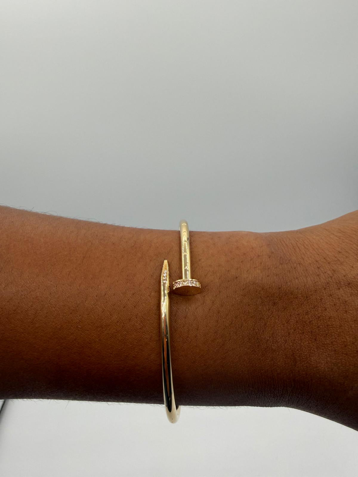 Brazalete Clavo Imperial Oro 14k Certificado