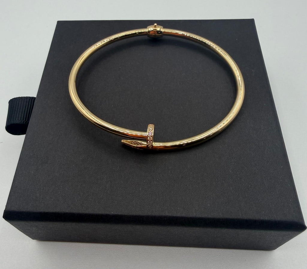 Brazalete Clavo Imperial Oro 14k Certificado